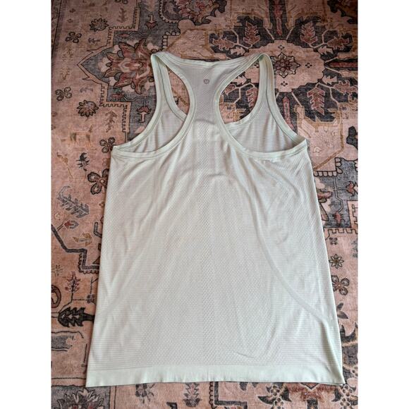 Lululemon Swiftly Racerback Tank Top Mint Green Running Outdoor Yoga Size 8 - Picture 9 of 9